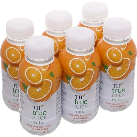 Nước uống sữa trái cây TH True vị cam 300ml