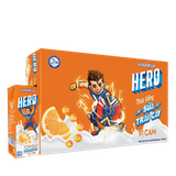 Thức uống sữa trái cây Hero vị cam 180ml
