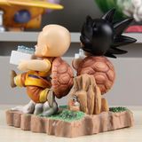  Mô Hình Dragon Ball Songoku Bê Sữa Cùng Krillin Cute 