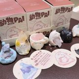  Blindbox Meomeo Pal v2 Cat Crystal Làm Quà Tặng, Trang Trí Bàn Làm Việc 