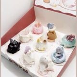  Blindbox Meomeo Pal v2 Cat Crystal Làm Quà Tặng, Trang Trí Bàn Làm Việc 