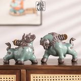  Tượng Trâu Gốm Sứ Mang Lại May Mắn, Tài Lộc 