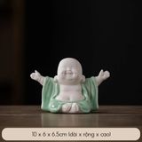  Tượng Phật Di Lặc Ngồi Cười An Yên Bằng Gốm Sứ 