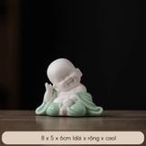  Tượng Phật Di Lặc Ngồi Cười An Yên Bằng Gốm Sứ 