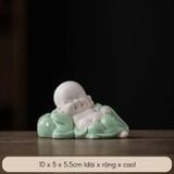  Tượng Phật Di Lặc Ngồi Cười An Yên Bằng Gốm Sứ 