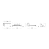  Giường ngủ hiệu Kuka Home B8007 