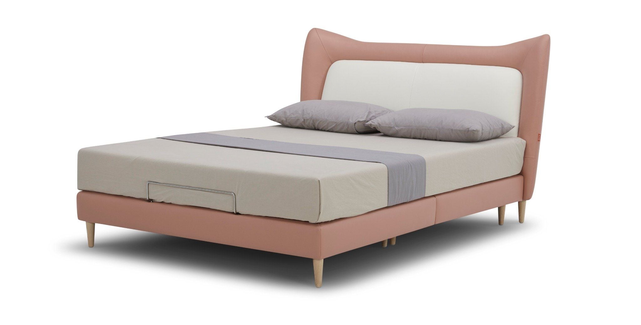  Giường ngủ bọc da bò KuKa Home 90.B998 