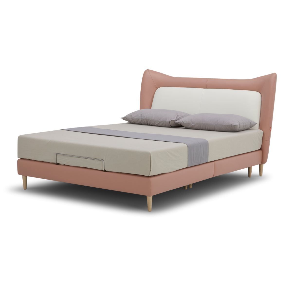  Giường ngủ bọc da bò KUKA Home B998 