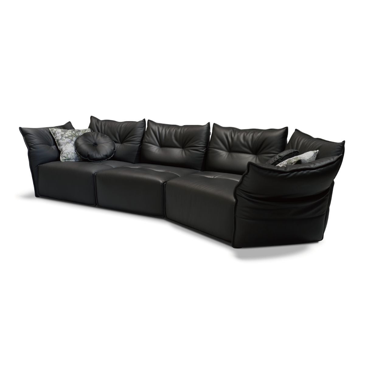  [GIẢM 40%] Bộ ghế sofa bọc da bò KUKA Home JL.301 