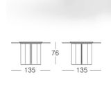  Bàn ăn mặt đá cao cấp KuKa Home PT3229T-3 