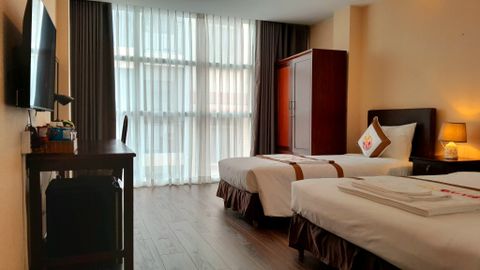  40/9 Phòng Triple Deluxe Suite 2 giường, hướng thành phố 
