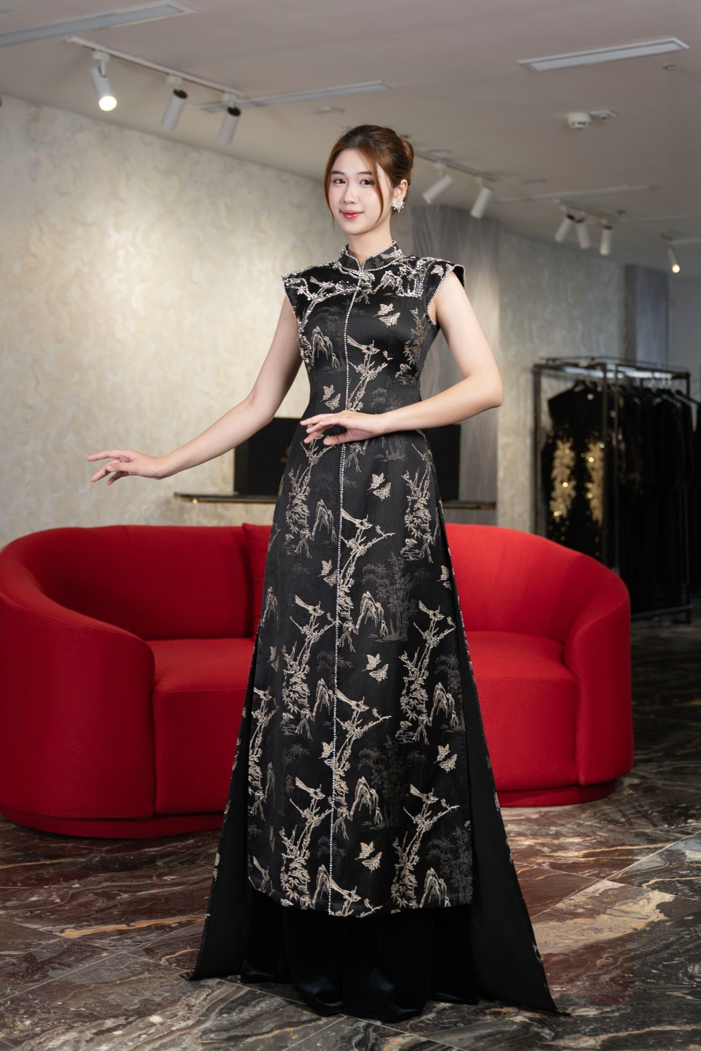  Áo Dài Luce di Luna Set 