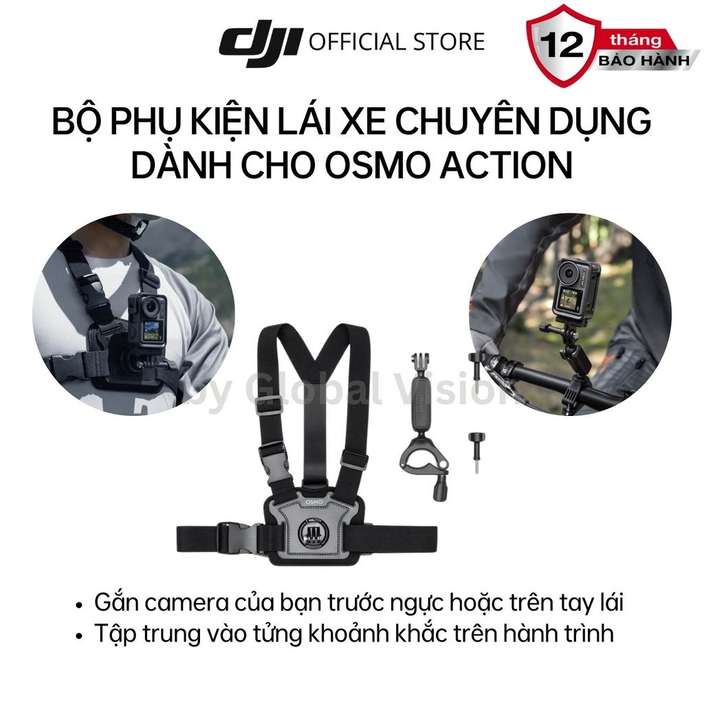 Bộ phụ kiện lái xe chuyên dụng DJI cho Osmo Action