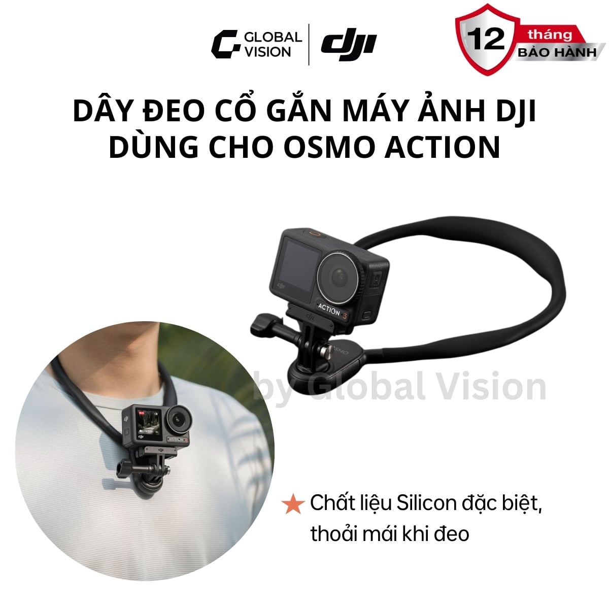 Dây đeo cổ cho máy ảnh DJI Osmo Action