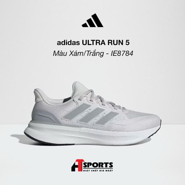 adidas ULTRARUN 5 - Màu Xám/Trắng - IE8784 