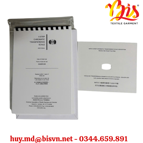  Thang chuyển màu 9 cấp AATCC 28347A 