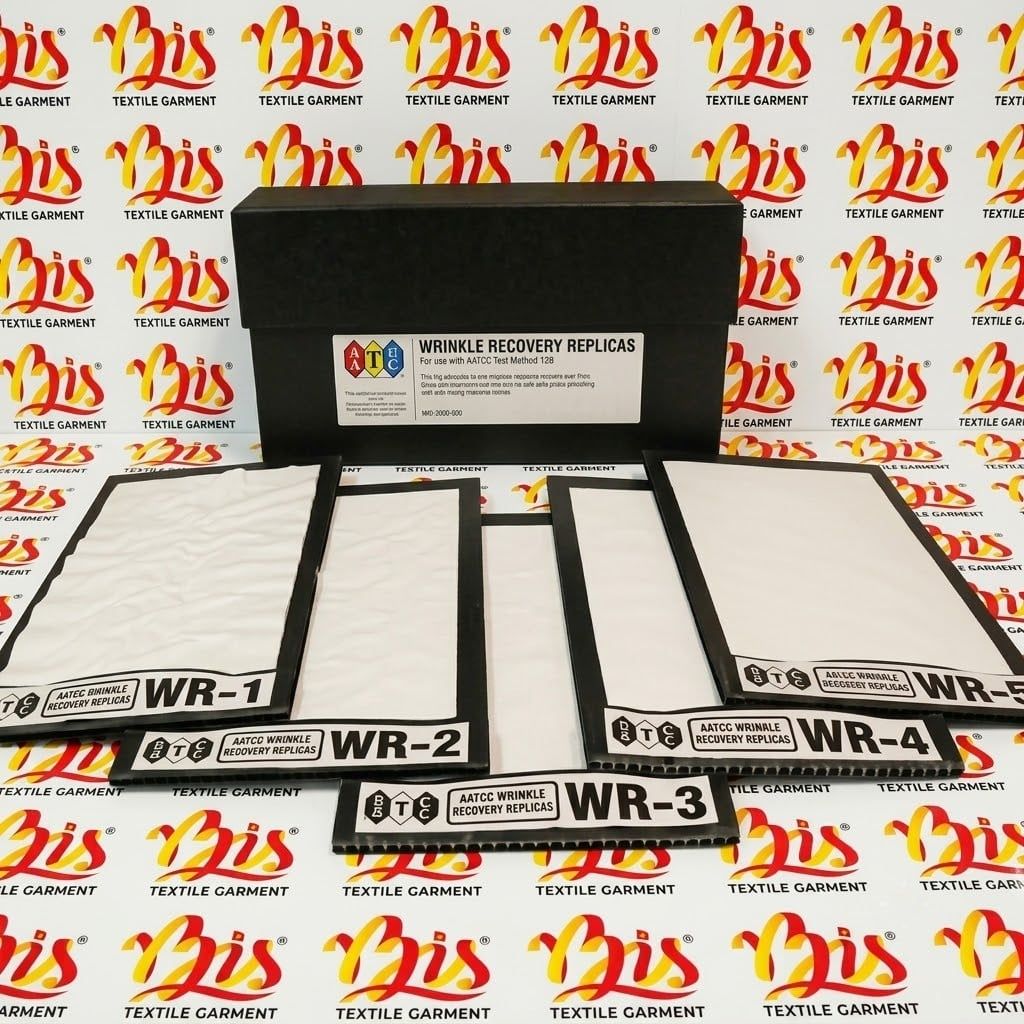  Bộ mẫu 3D đánh giá phục hồi nhăn AATCC 68390A 