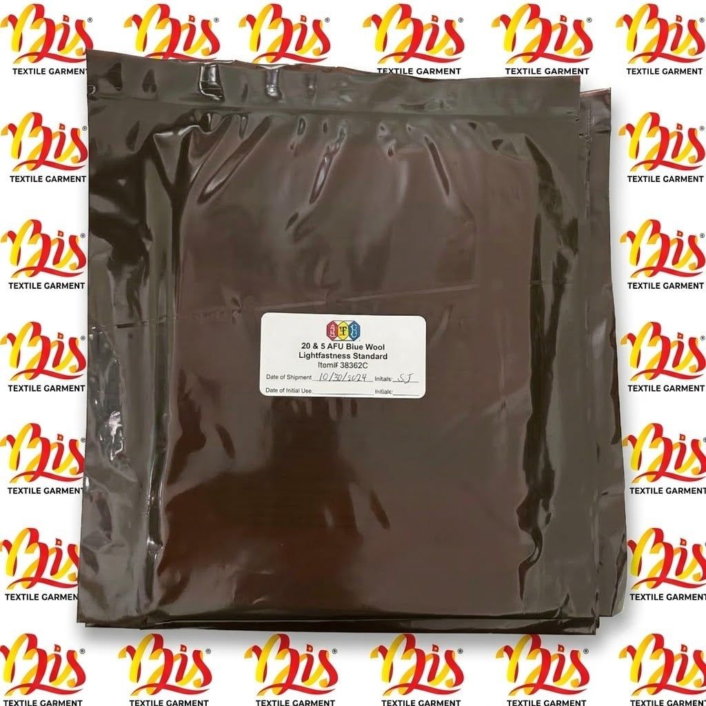  Mẫu len xanh chuẩn độ bền ánh sáng AATCC 38362C 
