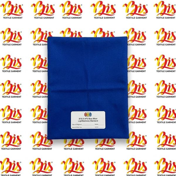 Mẫu len xanh chuẩn độ bền ánh sáng AATCC 38362C 