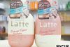  Bộ gội xả Ma & Me Latte Kracie phục hồi màu hồng - 490ml - Nhật Bản 
