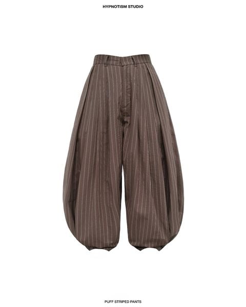  PUFF STRIPED PANTS 