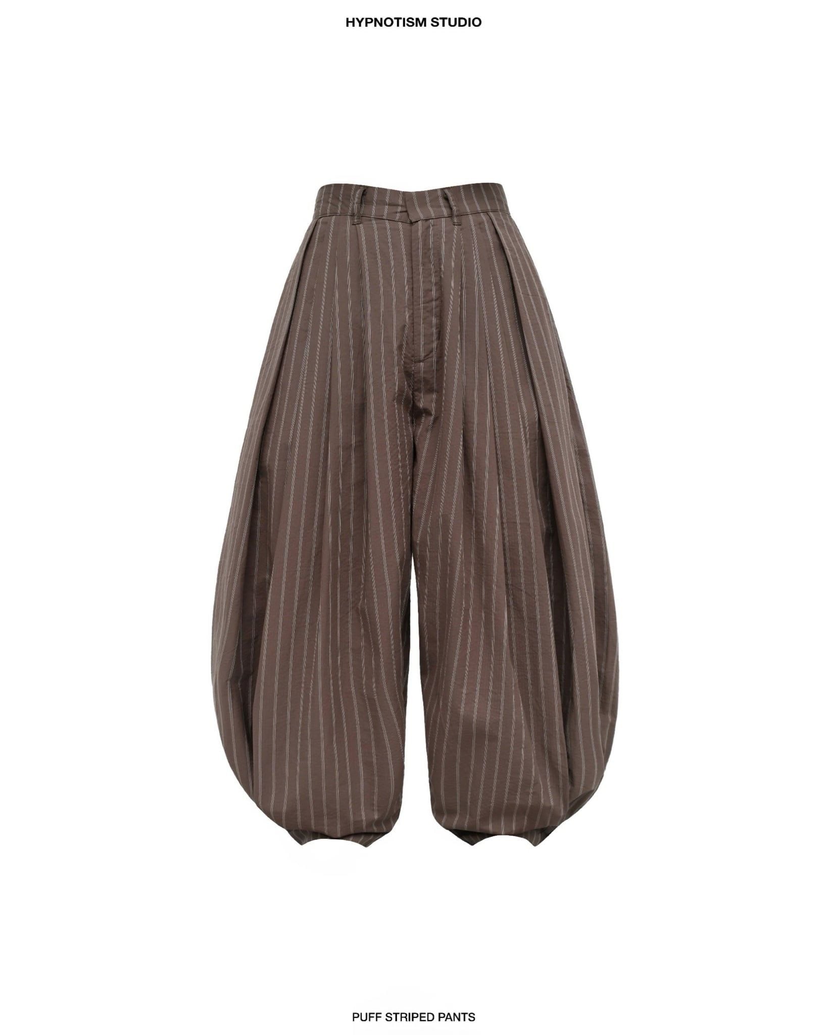  PUFF STRIPED PANTS 