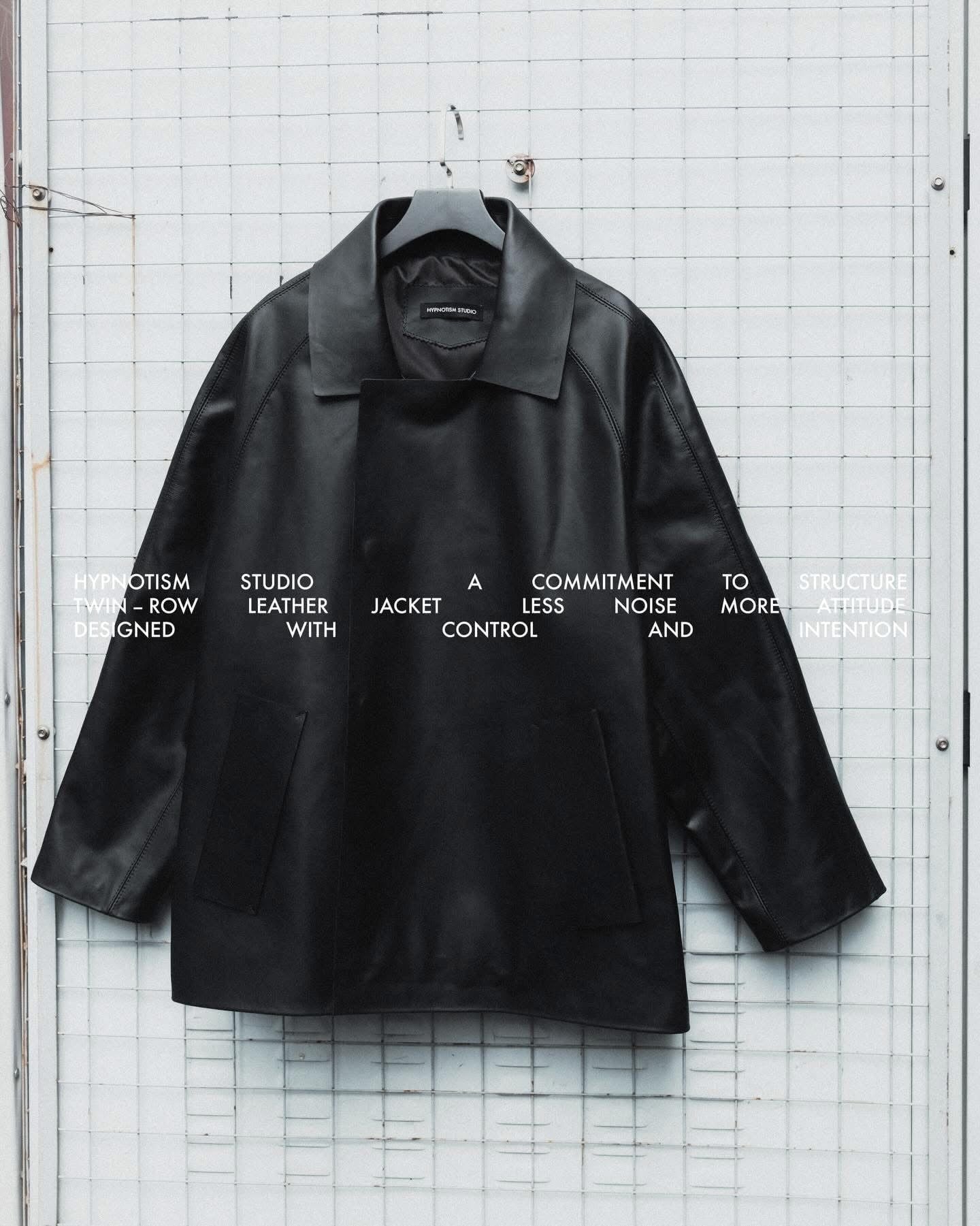  TWIN-ROW LEATHER JACKET 