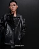  TWIN-ROW LEATHER JACKET 