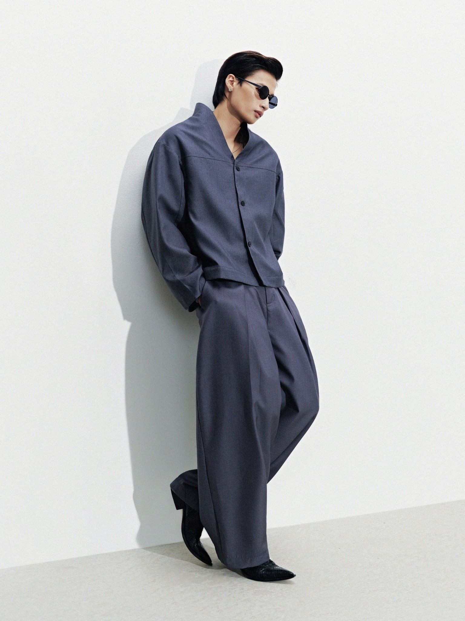  MANDARIN COLLAR JACKET 