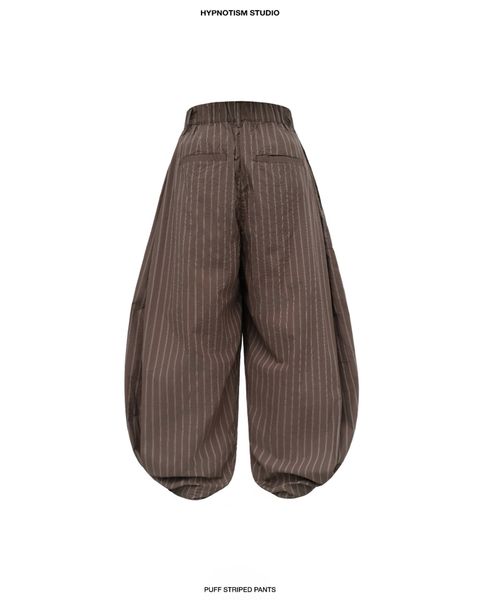  PUFF STRIPED PANTS 