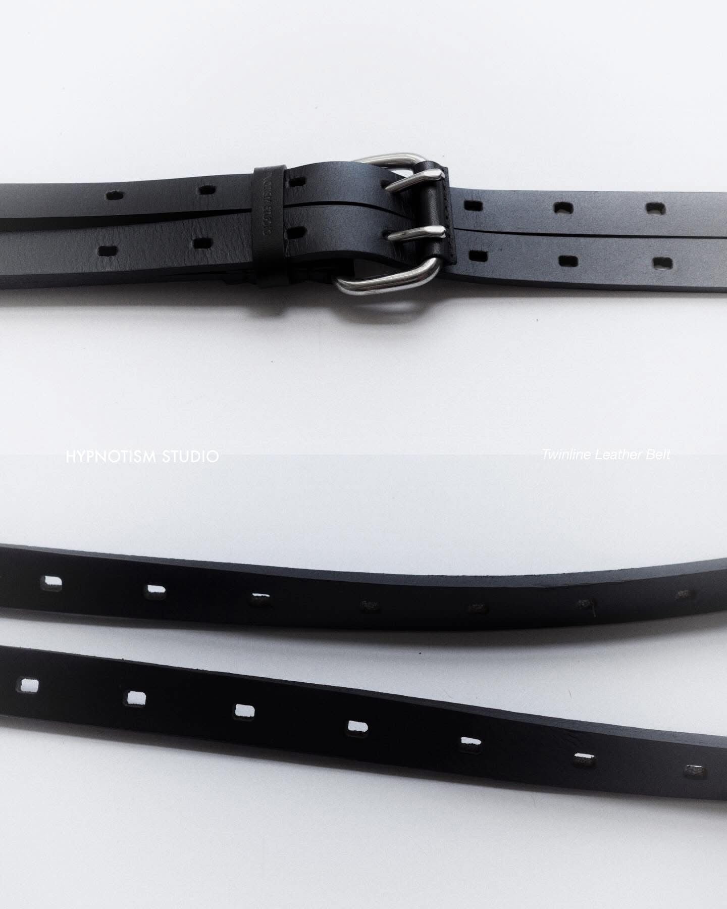  TWINLINE LEATHER BELT 