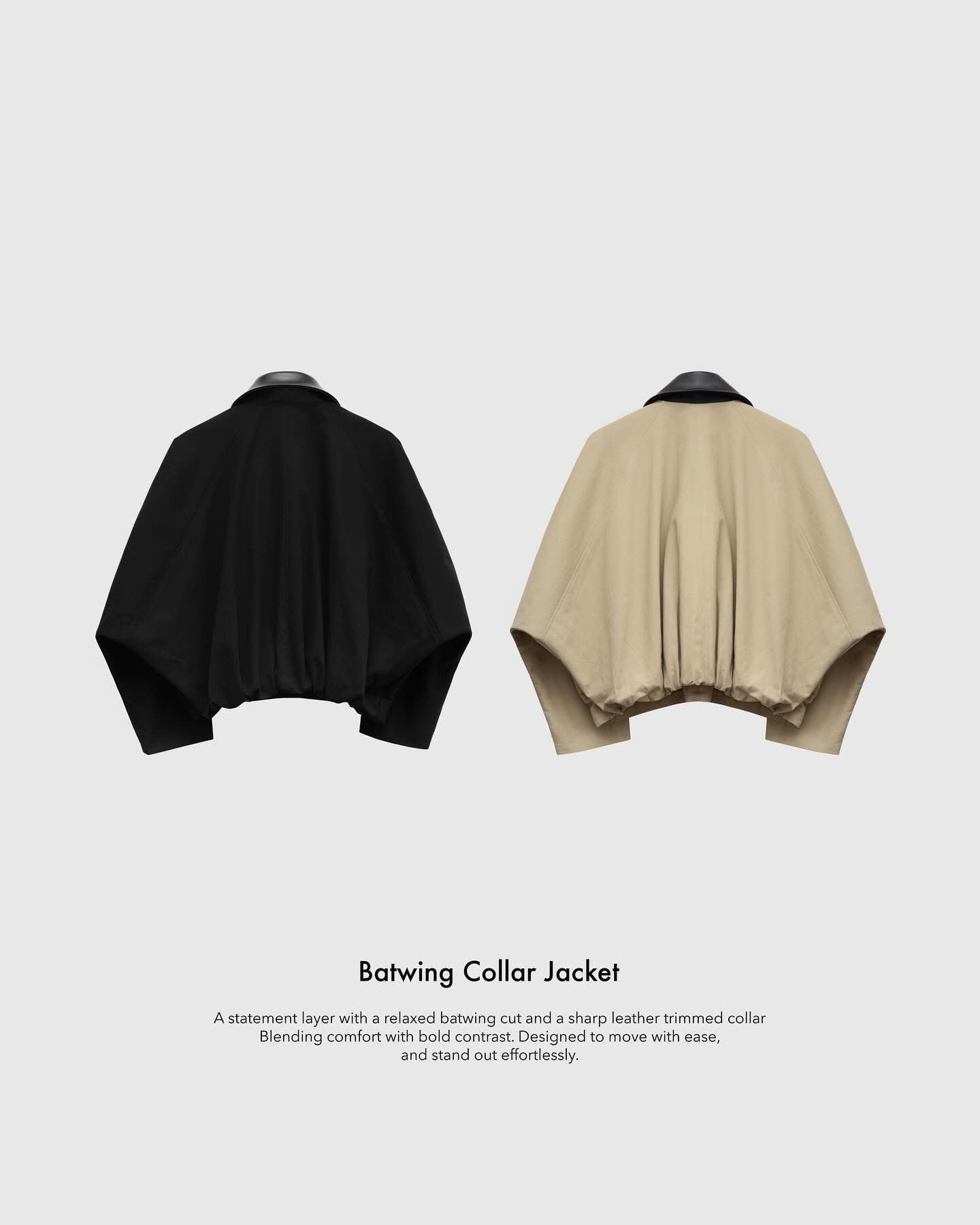  BATWING COLLAR JACKET 