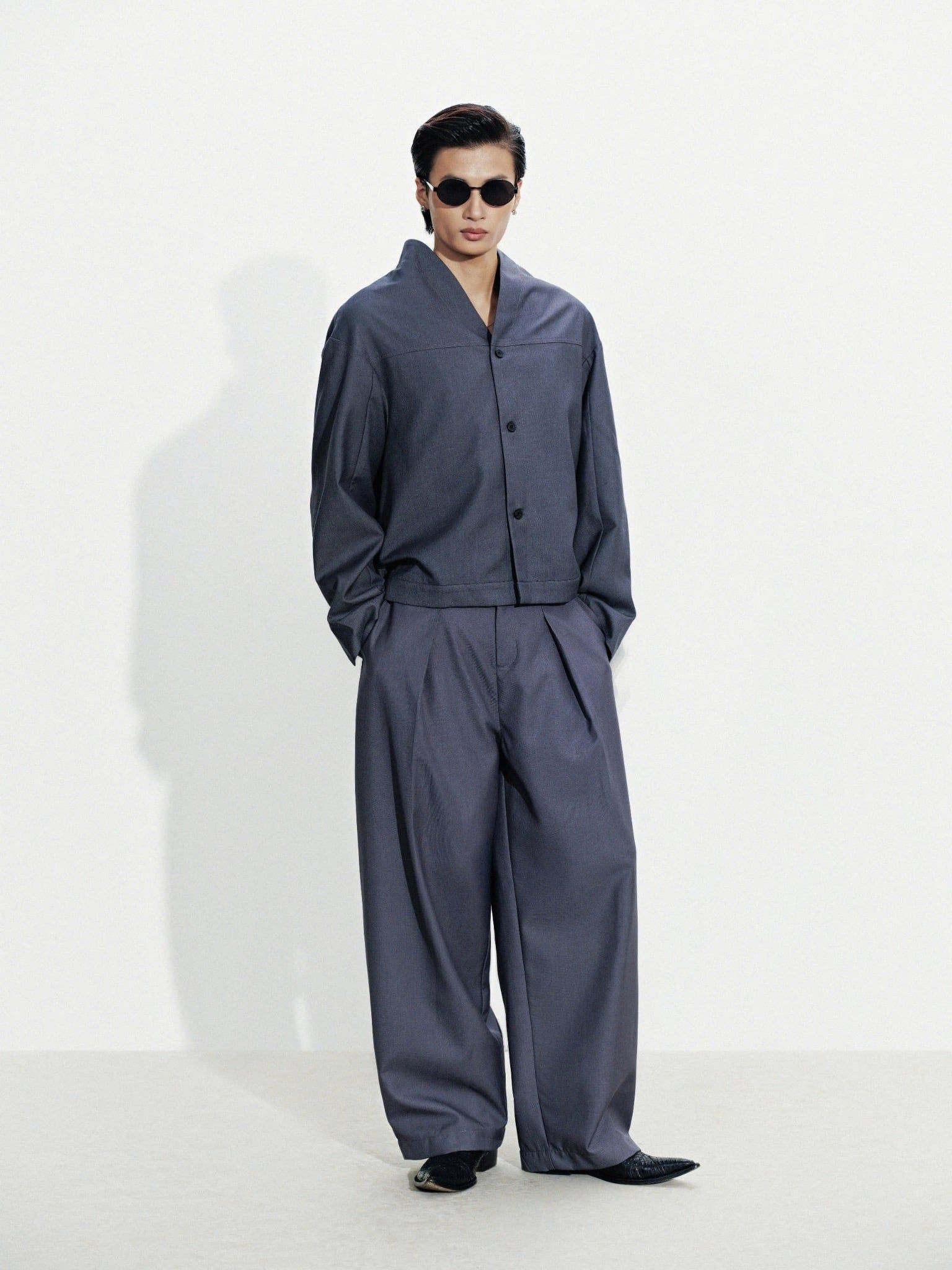  MANDARIN COLLAR JACKET 