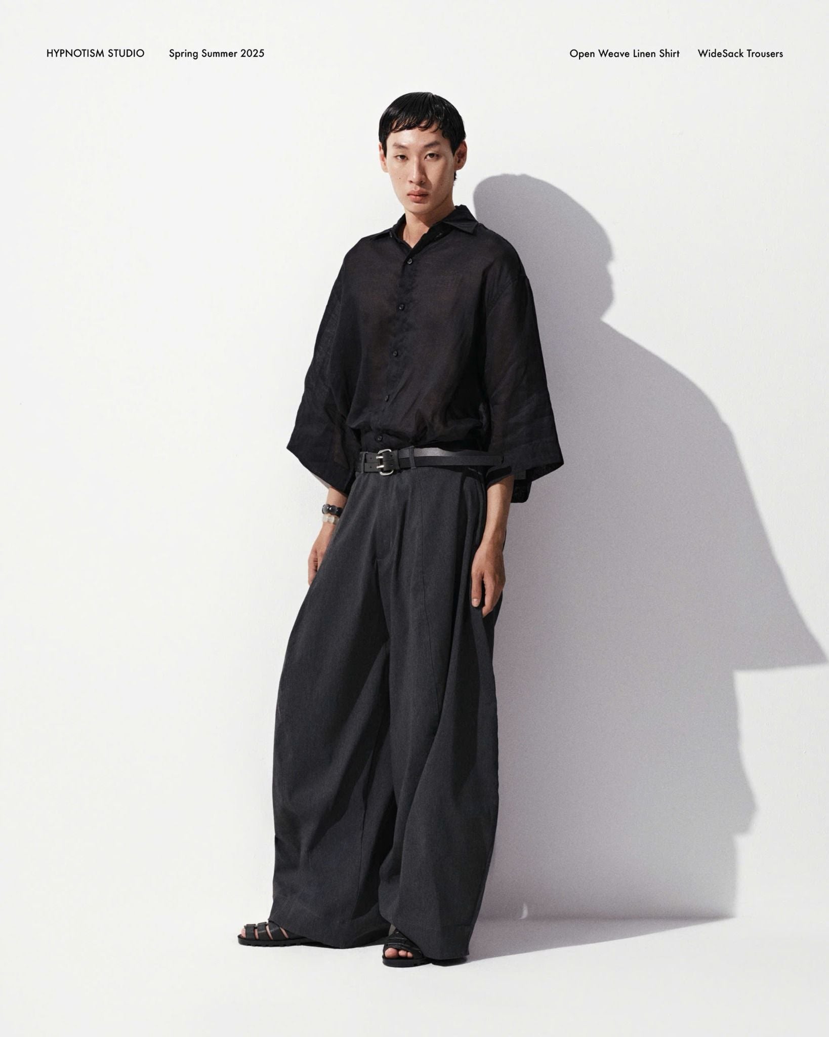  OPEN WEAVE LINEN SHIRTS 