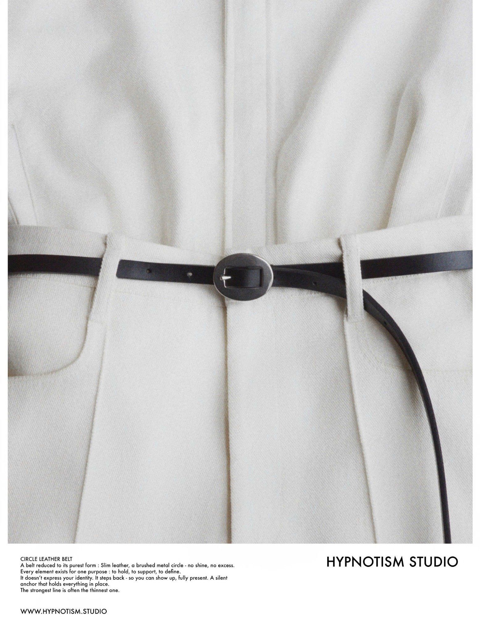  CIRCLE LEATHER BELT 