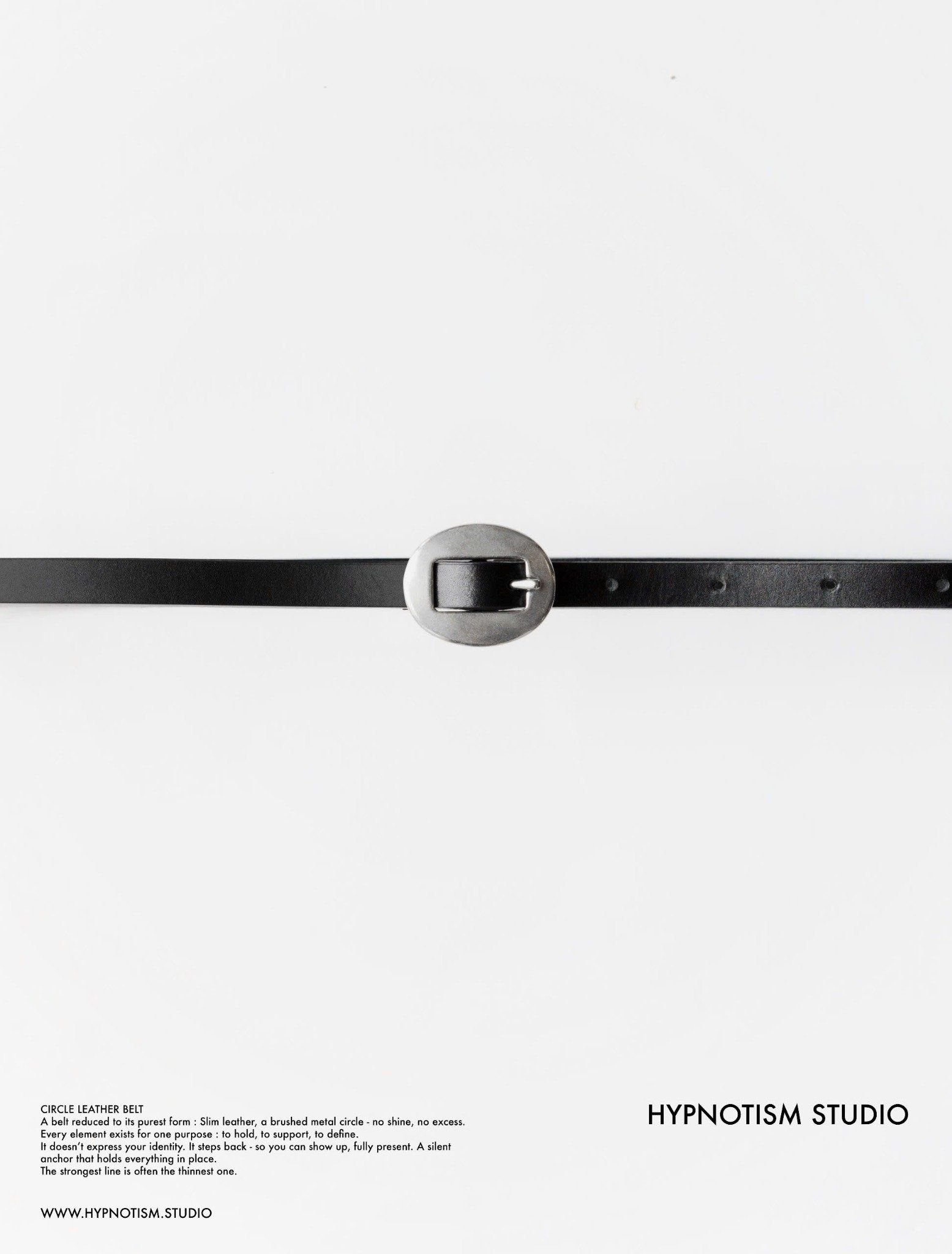  CIRCLE LEATHER BELT 