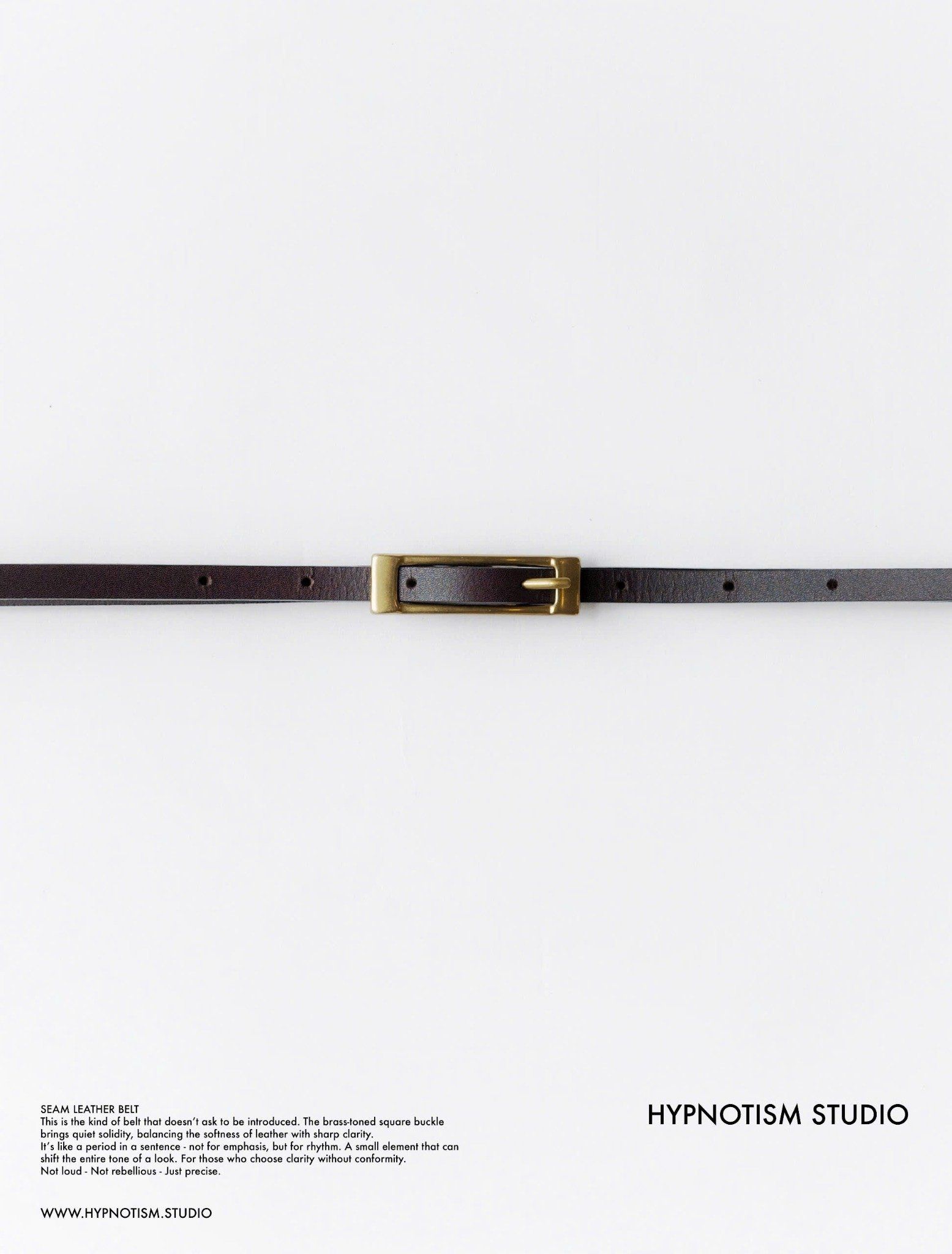  SEAM LEATHER BELT 