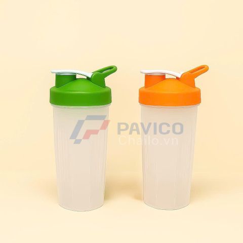 Bình lắc đựng nước đựng sữa Wey tập gym tập thể thao Pickerball 400ml 600