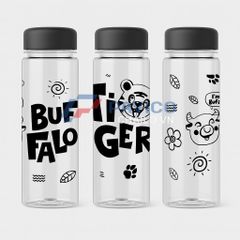 Chai nước nhựa PET trong suốt 350ml - 500ml