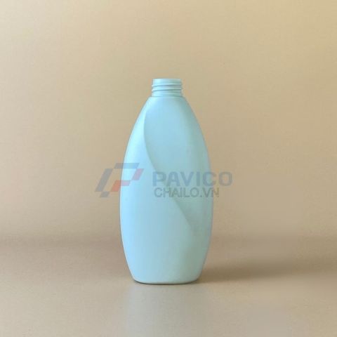 Chai nhựa HDPE 500ml 700ml đựng lotion màu xanh mint nắp vòi xịt