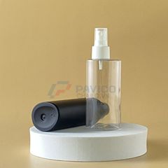 Chai nhựa Pet 100ml 200ml đựng sữa tắm màu trong nắp vòi nhấn