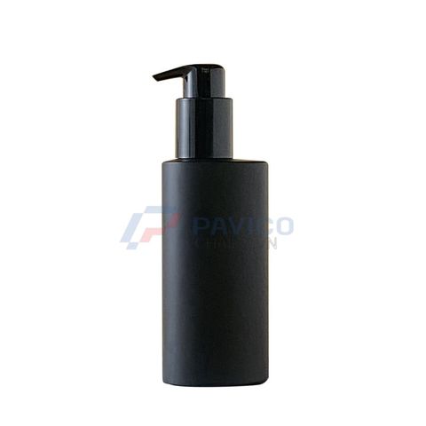 Chai nhựa Pet 100ml 200ml đựng sữa tắm màu trong nắp vòi nhấn