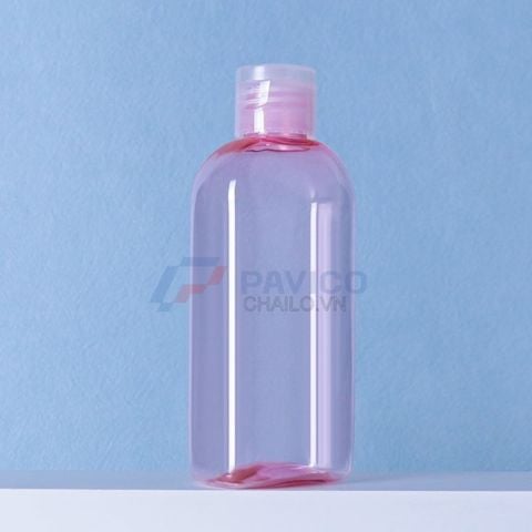 Chai nhựa Pet 100ml 200ml đựng sữa tắm màu trong suốt nắp bật