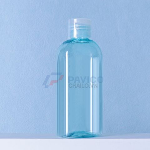Chai nhựa Pet 100ml 200ml đựng sữa tắm màu trong suốt nắp bật