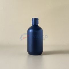 Chai nhựa Pet 200ml 350ml đựng lotion màu đen nắp bật