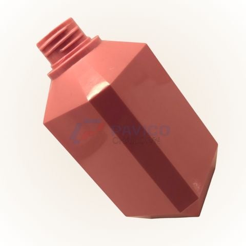 Chai nhựa Pet 250ml 400ml đựng sữa tắm màu hồng nắp vòi nhấn