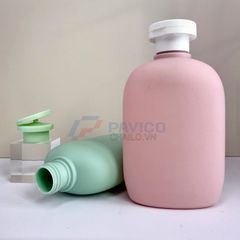 Chai nhựa Pet 250ml 400ml đựng sữa tắm màu pastel nắp bật