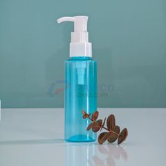 Chai nhựa Pet 250ml 500ml đựng dầu gội màu cam nắp vòi xịt