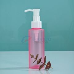 Chai nhựa Pet 250ml 500ml đựng dầu gội màu cam nắp vòi xịt