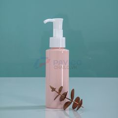 Chai nhựa Pet 250ml 500ml đựng dầu gội màu cam nắp vòi xịt